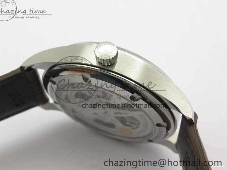 MIROTIME 0408 Original Portuguese IW358304 ZF 1:1 Best Edition SS White Dial RG Markers on Leather Strap A 7077